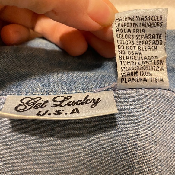 Vintage Rhinestone Cowboy Shacket - Picture 5 of 6